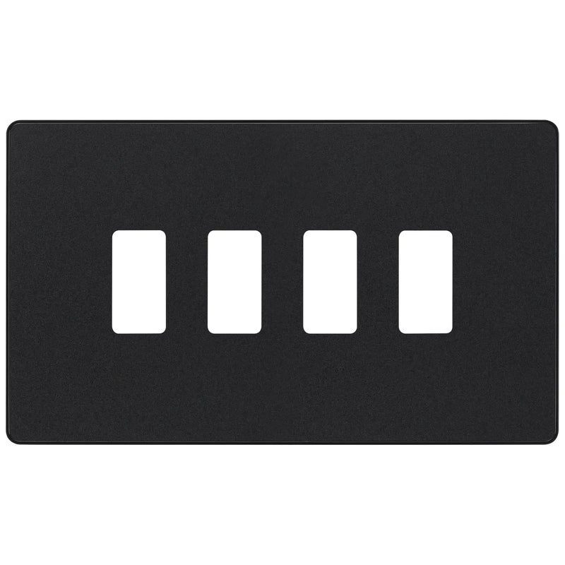BG Electrical Grid - 4 module, rectangular