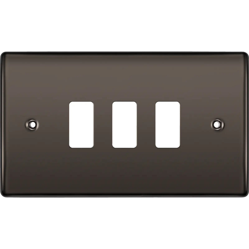 BG Electrical Grid - 3 module, rectangular