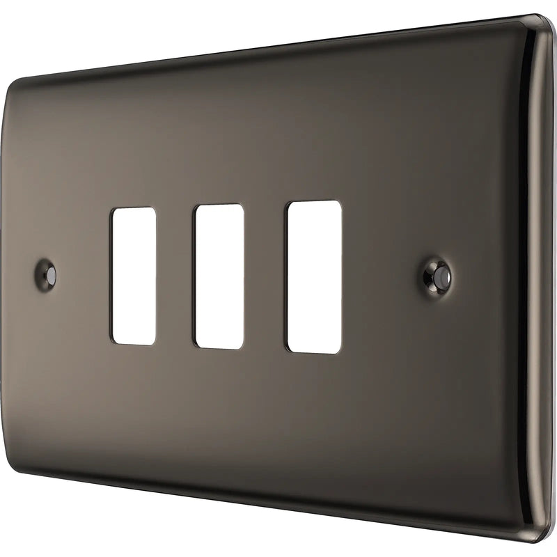 BG Electrical Grid - 3 module, rectangular