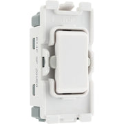BG Electrical Grid - 2 way, retractive, printed PRESS, centre off