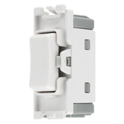 BG Electrical Grid - 2 way, retractive, printed PRESS, centre off