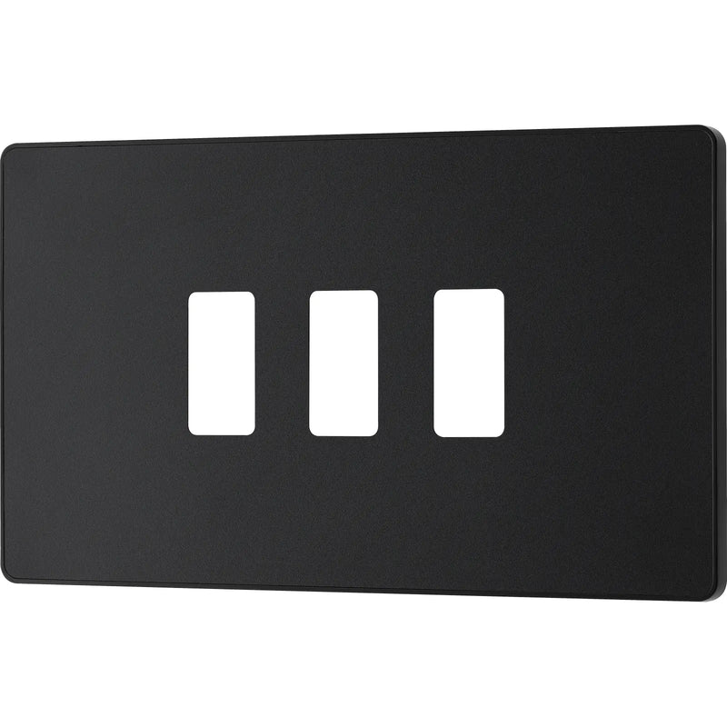 BG Electrical Grid - 3 module, rectangular