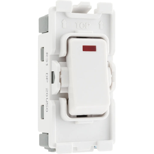 BG Electrical Grid - Double pole with LED indicator