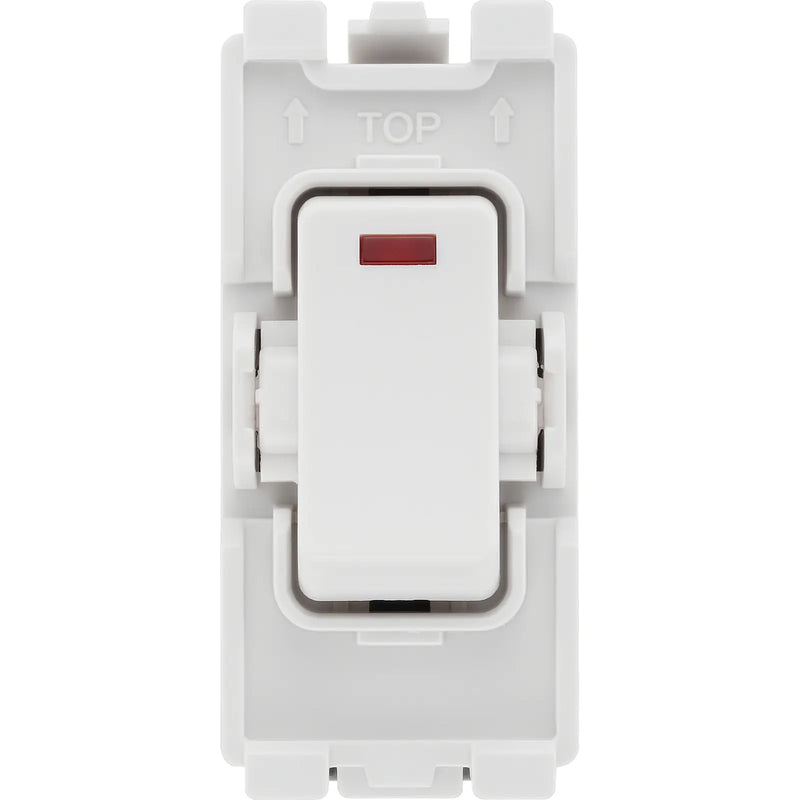 BG Electrical Grid - Double pole with LED indicator