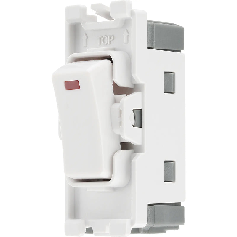 BG Electrical Grid - Double pole with LED indicator