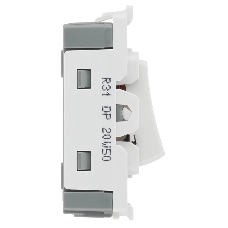BG Electrical Grid - Double pole with LED indicator