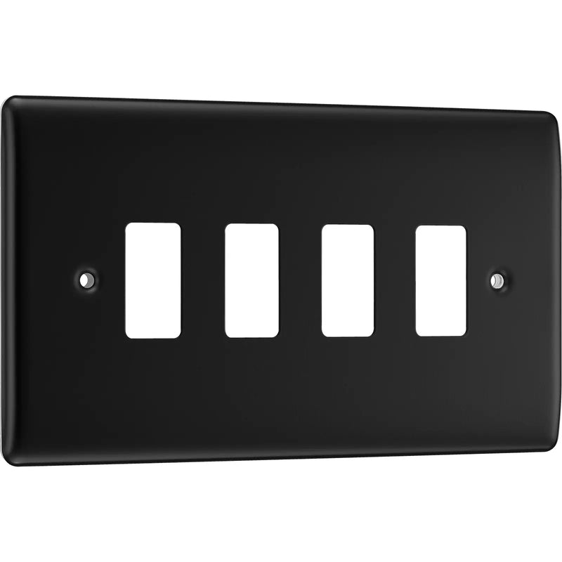 BG Electrical Grid - 4 module, rectangular