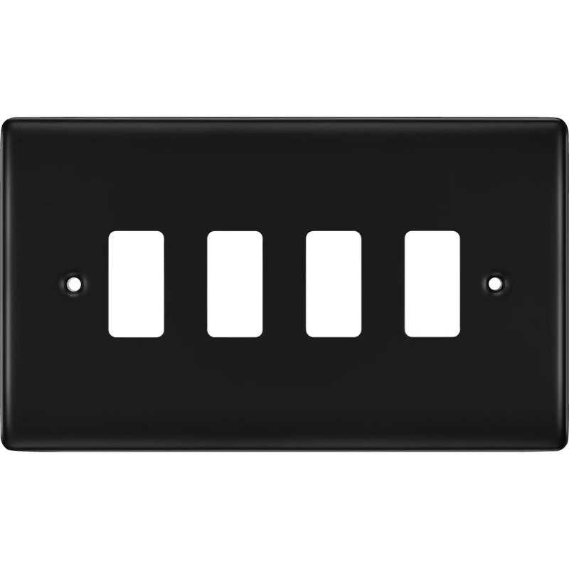 BG Electrical Grid - 4 module, rectangular