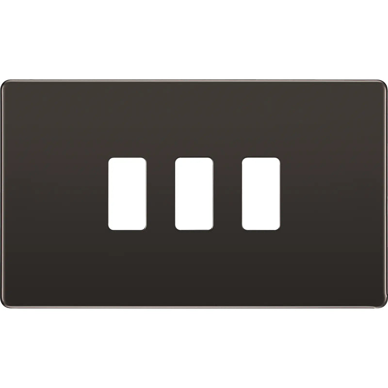 BG Electrical Grid - 3 module, rectangular