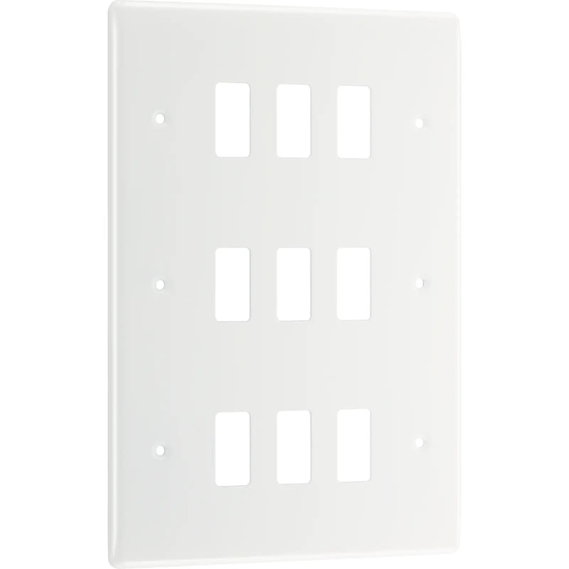 BG Electrical Grid - 9 module, rectangular