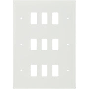 BG Electrical Grid - 9 module, rectangular
