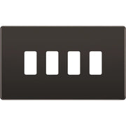 BG Electrical Grid - 4 module, rectangular