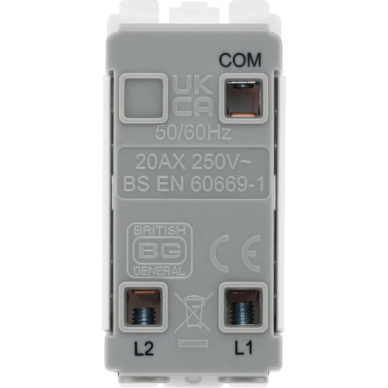 BG Electrical Grid - 2 way, single pole, EMG LTG TEST