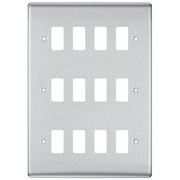 BG Electrical Grid - 12 module, square