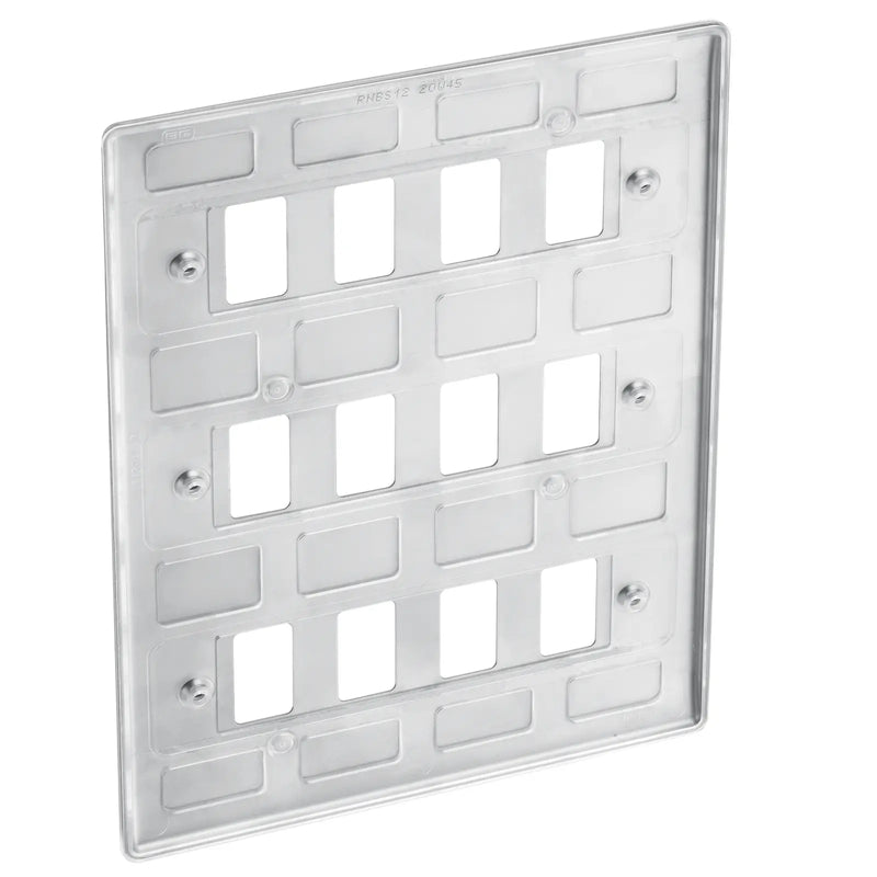 BG Electrical Grid - 12 module, square