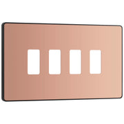 BG Electrical Grid - 4 module, rectangular
