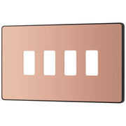 BG Electrical Grid - 4 module, rectangular