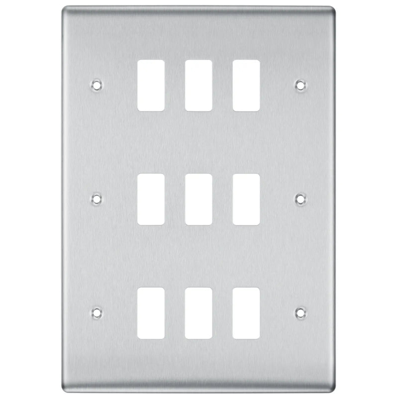 BG Electrical Grid - 9 module, square