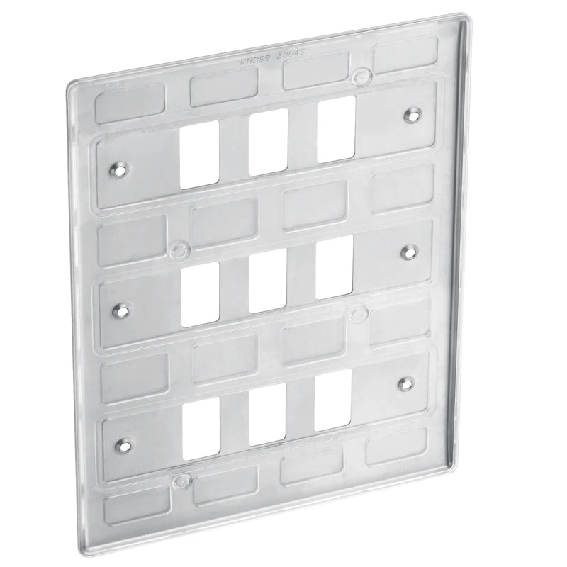 BG Electrical Grid - 9 module, square