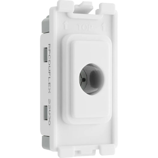 BG Electrical Grid - Flex outlet, up to 10mm (EVOLVE WHITE)