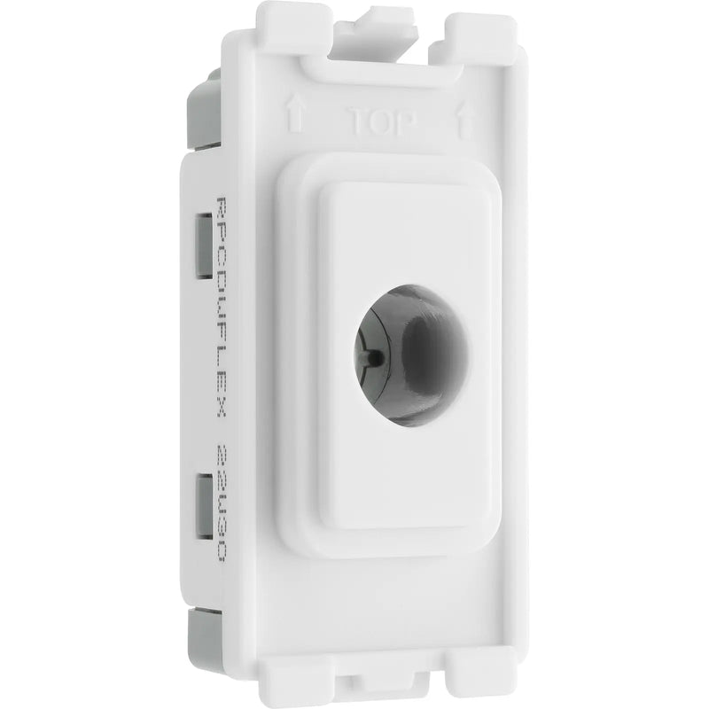 BG Electrical Grid - Flex outlet, up to 10mm (EVOLVE WHITE)