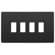 BG Electrical Grid - 4 module, rectangular