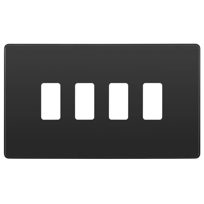 BG Electrical Grid - 4 module, rectangular