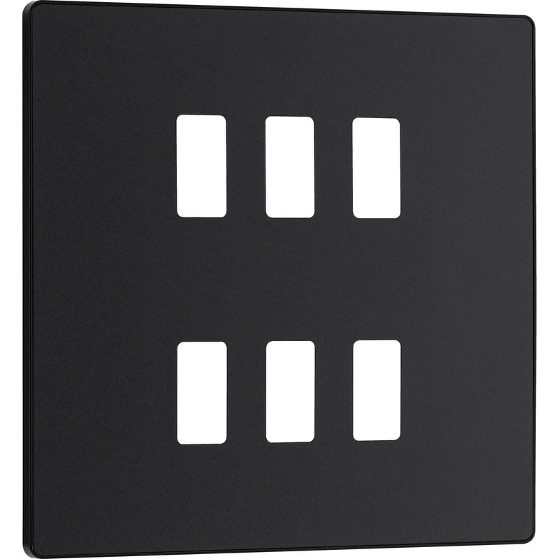 BG Electrical Grid - 6 module, square