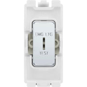 BG Electrical Grid - 2 way, single pole, printed EMG LTG TEST