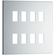 BG Electrical Grid - 8 module, square