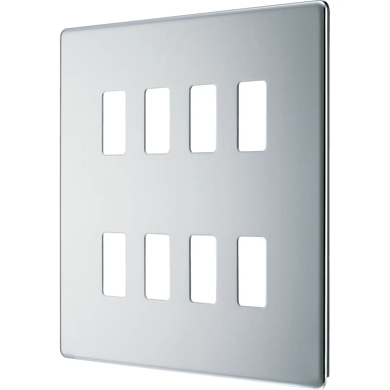 BG Electrical Grid - 8 module, square