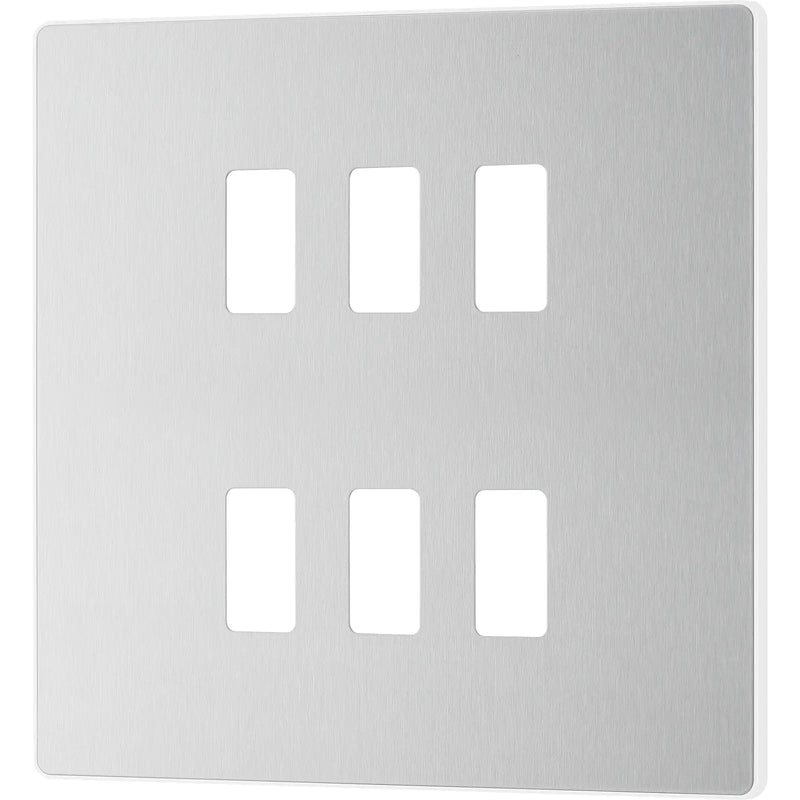 BG Electrical Grid - 6 module, square