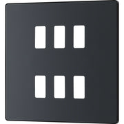 BG Electrical Grid - 6 module, square