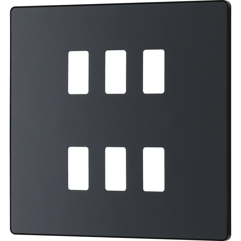 BG Electrical Grid - 6 module, square