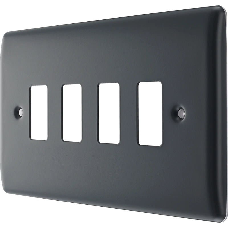 BG Electrical Grid - 4 module, rectangular