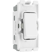 BG Electrical Grid - 2 way, single pole, centre off (EVOLVE WHITE)