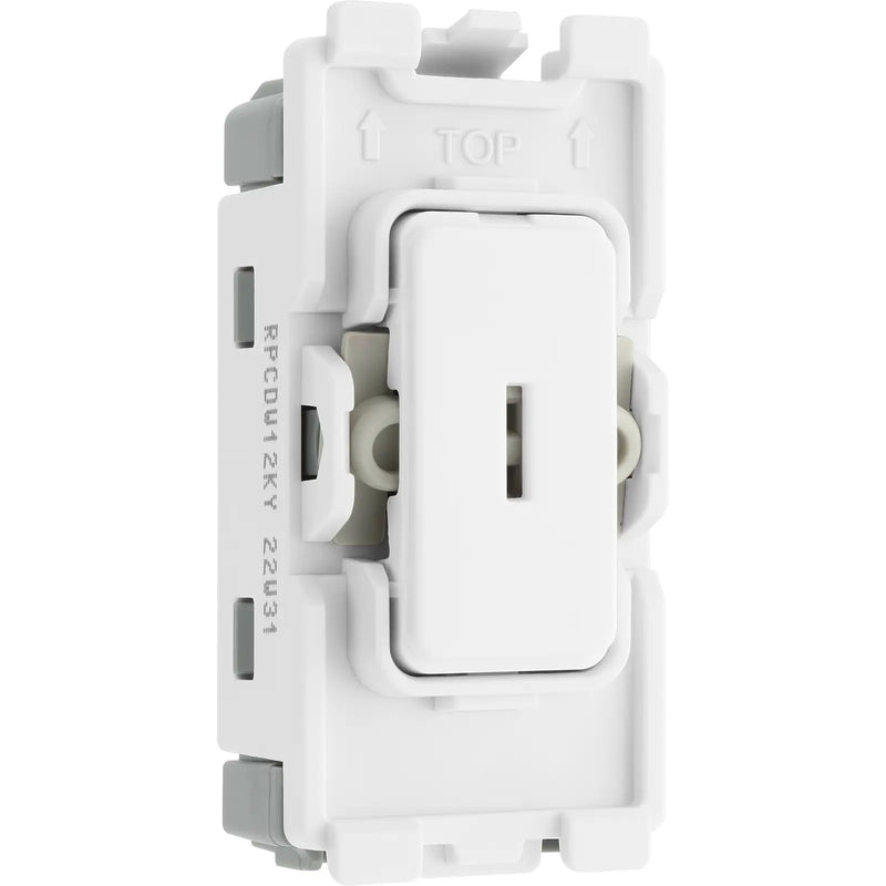 BG Electrical Grid - 2 way, single pole (EVOLVE WHITE)