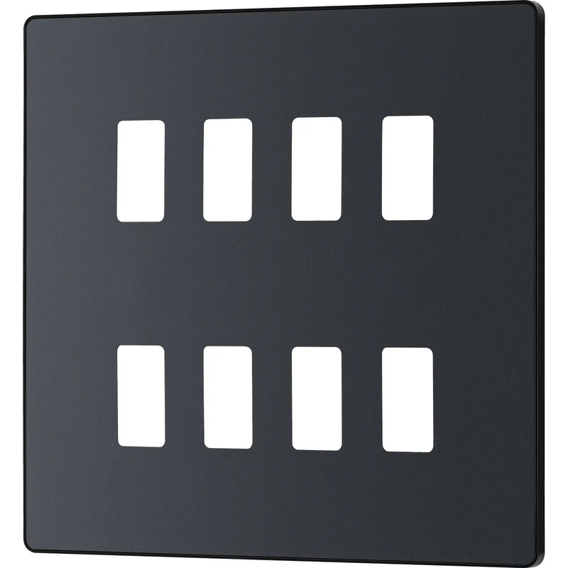 BG Electrical Grid - 8 module, square