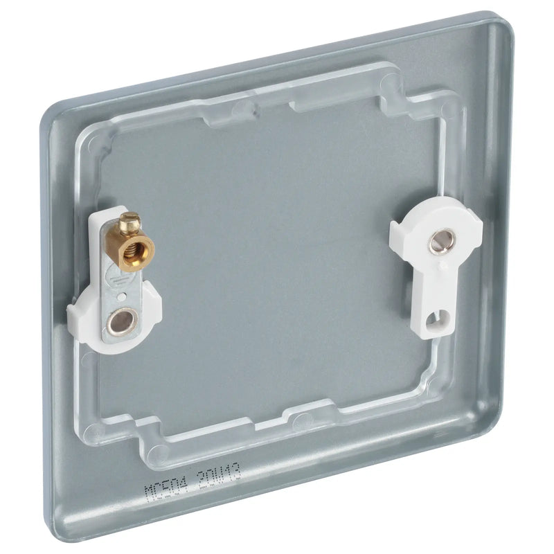 BG Electrical Metal Clad - Single, blank plate