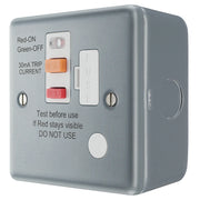 BG Electrical Metal Clad - Fused unswitched,with Type A RCD and flex outlet