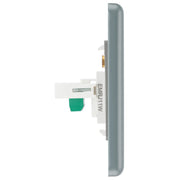 BG Electrical Metal Clad - Double, RJ45 telephone socket