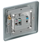 BG Electrical Metal Clad - 2A, single, unswitched, round pin