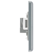 BG Electrical Metal Clad - 2A, single, unswitched, round pin