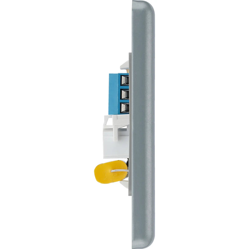 BG Electrical Metal Clad - Double, telephone socket, master
