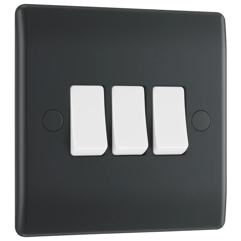 BG Electrical Part M - Triple, 2 way switch