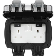 BG Electrical Weatherproof Decorative - Double, switched, double pole, IP66