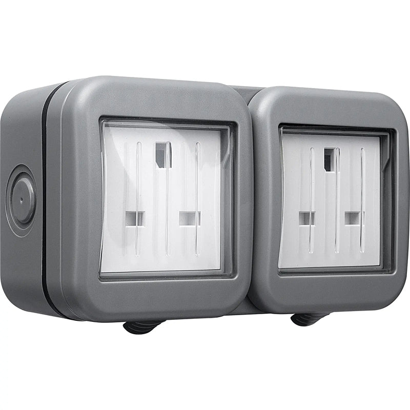 BG Electrical Weatherproof IP55 - Double, unswitched, IP55