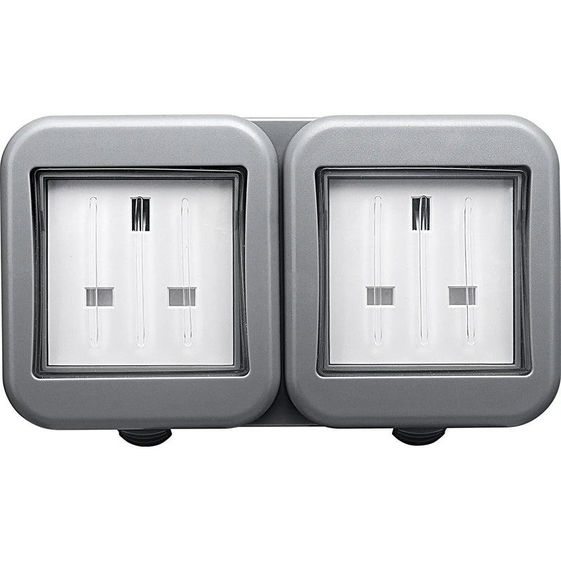 BG Electrical Weatherproof IP55 - Double, unswitched, IP55