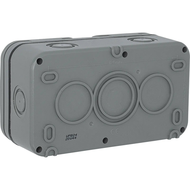 BG Electrical Weatherproof IP55 - Single socket with single switch, IP55
