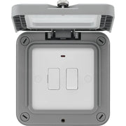BG Electrical Weatherproof Storm - Switched and fused with indicator and flex outlet IP66